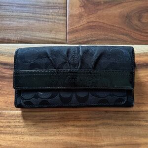 Coach Black Wallet